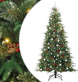 vidaXL Brad de Crăciun artificial cu ramuri articulare Verde 240 cm