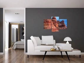 Tablou - Valurile pe stânci (90x60 cm)