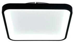 Brilagi - Plafonieră LED cu dimmer FALCON SLIM LED/50W/230V 50x50 cm neagră + telecomandă