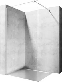 Paravan de dus tip Walk-in Rea Flexi 110x185 cm profil crom