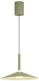 Lustra/Pendul LED reglabil CALICE verde 9W