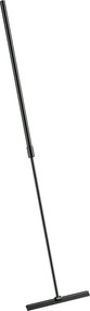 Racleta pentru sticla cu maner telescopic Omnires Uni finisaj grafit periat 30 cm