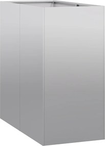 vidaXL Jardinieră 40x80x80 cm oțel galvanizat