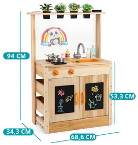 Masă de joacă din lemn