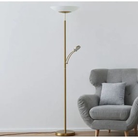 Lampadar LED dimabil Paul Neuhaus ALFRED 1xLED/28W/230V+1xLED/4W/230V alamă