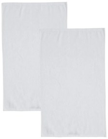 Prosoape albe 2 buc. din bumbac cu uscare rapidă, din frotir 90x140 cm Quick Dry – Catherine Lansfield