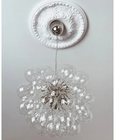 Lustră pe cablu ByRydens 4200440-7002 GROSS 8xG9/4W/230V transparent