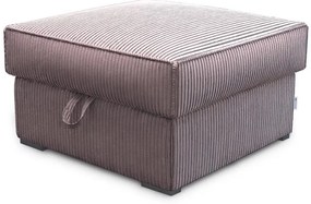 Taburet SMART COSARO lila cu spatiu de depozitare 65x65 cm