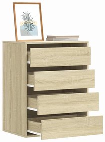 vidaXL Dulap colț cu sertare stejar sonoma 60x41x76 cm lemn prelucrat