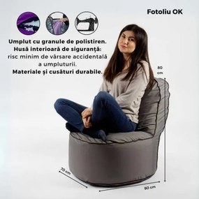 Fotoliu OK, material impermeabil - Magenta