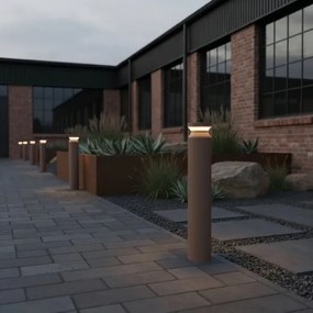 Lampă LED de exterior Ideal Lux BOEING LED/14W/230V d. 70 cm IP65 maro