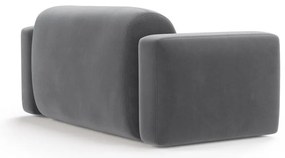 Canapea gri cu tapițerie din catifea 180 cm Strino – Cosmopolitan Design