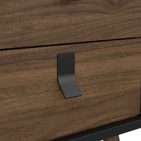 Noptieră maro închis Ry – Tvilum