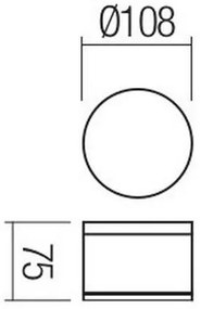 Redo 90107 - Plafonieră LED exterior AKRON 1xLED/9W/230V IP54