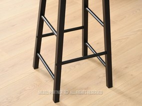 Set masă scaune pentru sufragerie Remma (stejar + negru) (pentru 2 persoane). Promo -11%. 1111874
