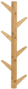 Cuier Larvik, lemn bambus, 2 variante montare, 24 x 7 x H 78 cm