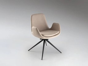 Scaun pivotant dining design elegant Zuna bej