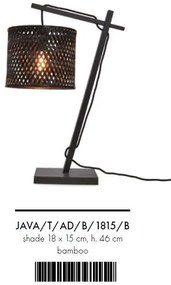 Veioza eco din bambus Java slanted bl/1815, bl