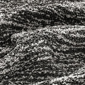 Huse bielastice UNIVERSO NOU dungi alb-negru fotoliu cu manere de lemn (l. 40 - 70 cm)