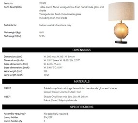 Veioza, Lampa de masa deosebita LUX Nuria