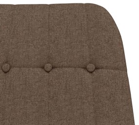 Scaun balansoar cu taburet, gri taupe, material textil 1, Gri taupe