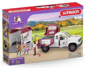 Schleich 42704 Veterinar mobil cu remorcă
