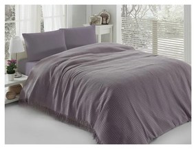 Cuvertură subțire pentru pat Pique Purple, 220 x 240 cm