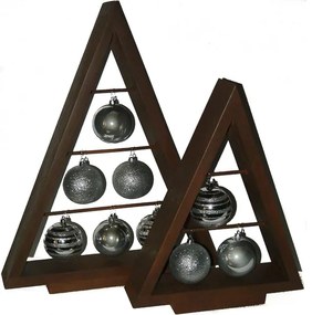 Set bradut lemn - Silver