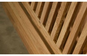 Pat dublu din lemn de stejar 160x200 cm Odys - The Beds