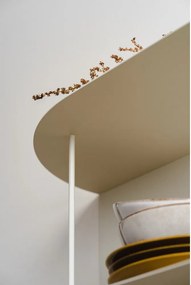 Raft bej etajat din metal 80 cm Lina – noo.ma