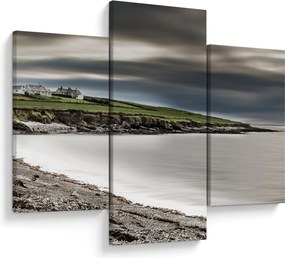 Tablou cu lac în amurg (90x60 cm)