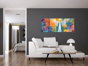 Tablou - Înger geometric (120x50 cm)