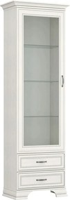 Vitrina TIFFANY II, grej, PAL laminat, 69x40x212 cm