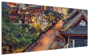 Tablou - Qintai Road, Chengdu, China (120x50 cm)