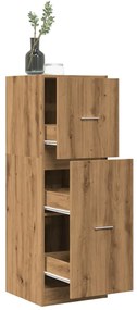 vidaXL Dulap farmacie, stejar artizanal, 40x41x118 cm, lemn prelucrat