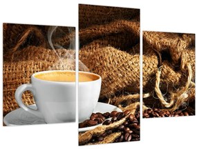 Tablou - O ceașcă de cafea (90x60 cm)