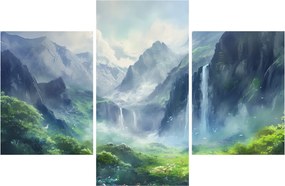 Tablou - Valea cascadelor (90x60 cm)