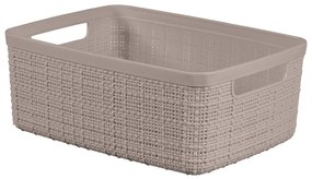 Coș de depozitare de depozitare din plastic 27x20x11 cm Jute S – Curver