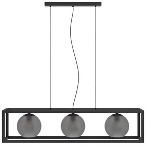 Lustră pe cablu Eglo 390215 ARANGONA 3xE27/40W/230V gri/negru