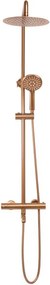 Coloana de dus cu termostat REA Lungo cupru periat