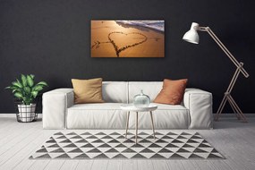 Tablou pe panza canvas Beach Art Yellow