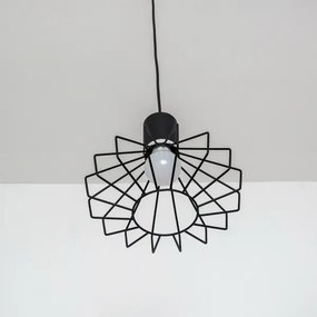 Candelabru suspendat pe cablu SOLANO 3xE27/15W/230V negru/crom lucios