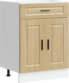 vidaXL Dulap de bază de bucătărie „Porto” din lemn de stejar Sonoma