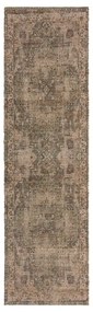 Covor tip traversă kaki țesut manual din amestec de iută 60x230 cm Selena Jute Traditional – Flair Rugs