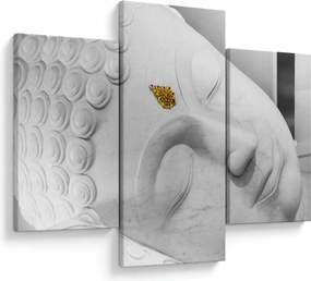 Tablou - Buddha alb (90x60 cm)
