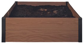 Pat înălțat Keter Maple Square maro, 106 x 106x 32 cm, M