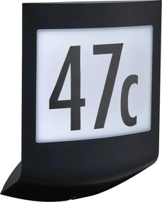 Paulmann 94513 - RGBW LED/8,2W IP44, placă iluminată reglabilă pentru număr de casă PADEA 230V