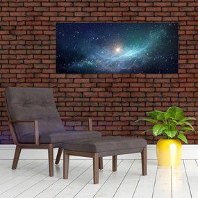 Tablou - Stele și nebuloase (120x50 cm)