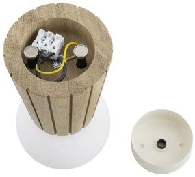 Argon 8973 - Plafonieră VOLANTE pentru baie, 1xG9/6W/230V, IP44, Ø 12 cm, bej