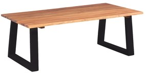 vidaXL Măsuță de cafea din lemn solid de acacia, 110 x 60 x 40 cm